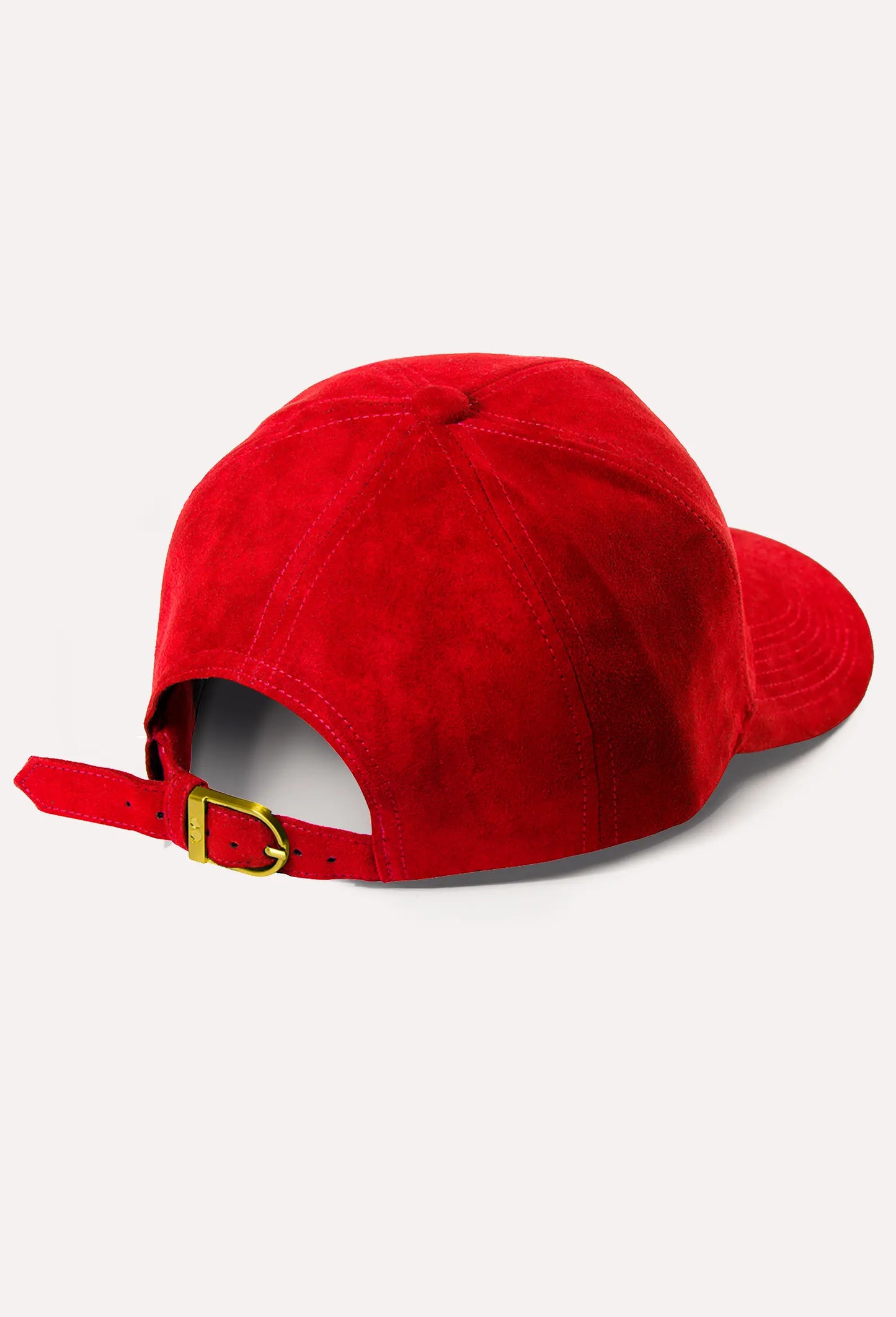 DSL-001 Fire Red Suede / Gold