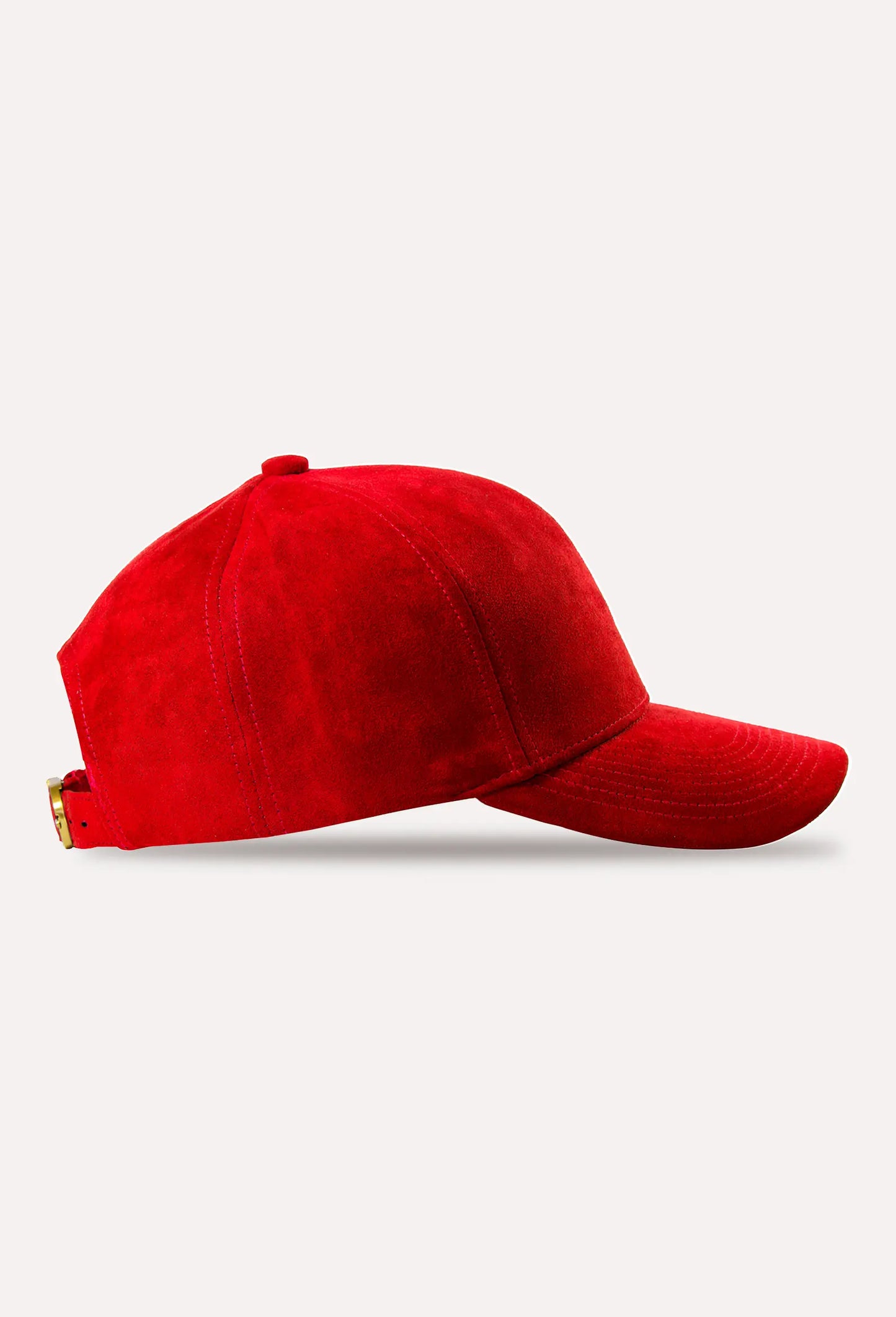 DSL-001 Fire Red Suede / Gold