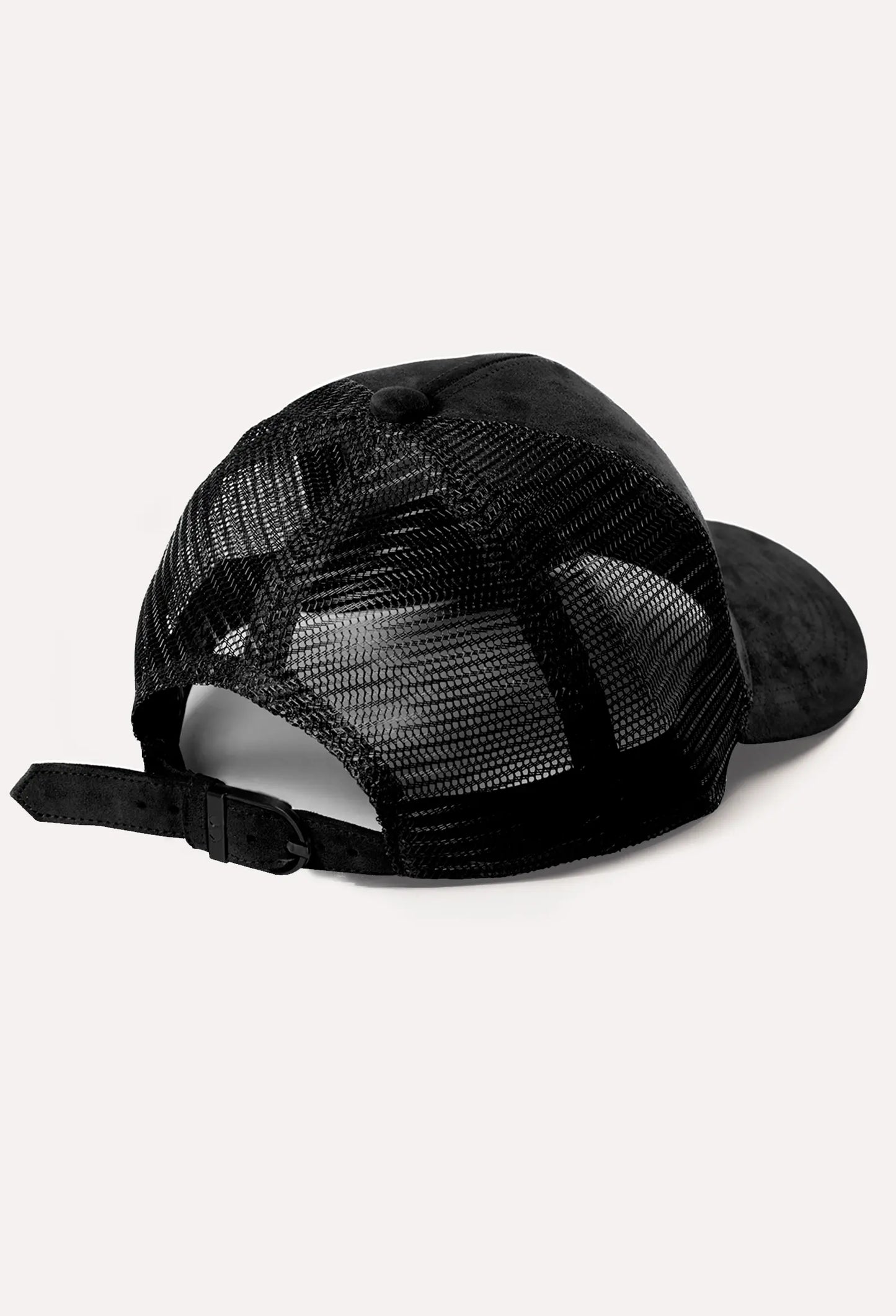 DSL-055 Trucker Black Suede / Mat Black