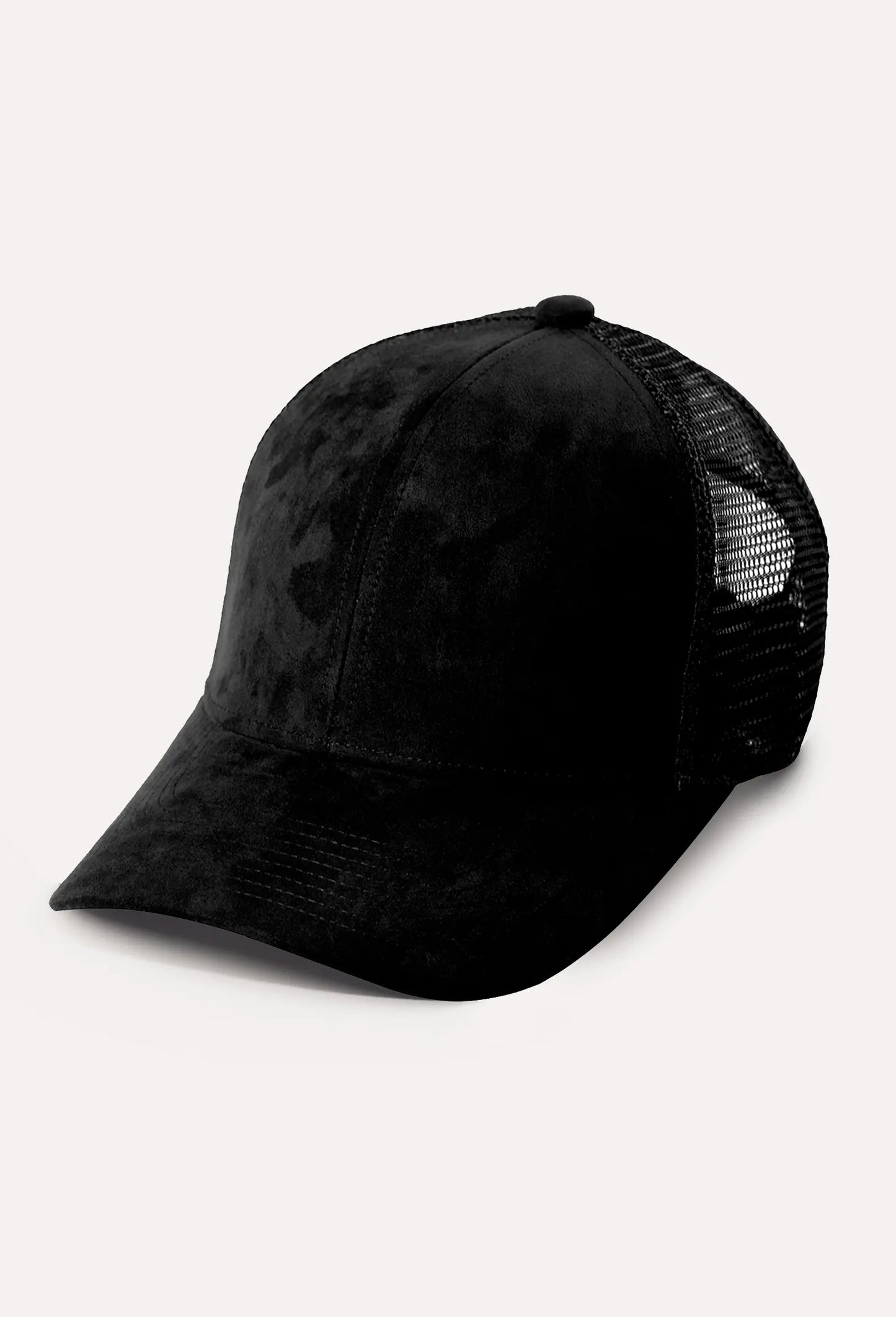 DSL-055 Trucker Black Suede / Mat Black