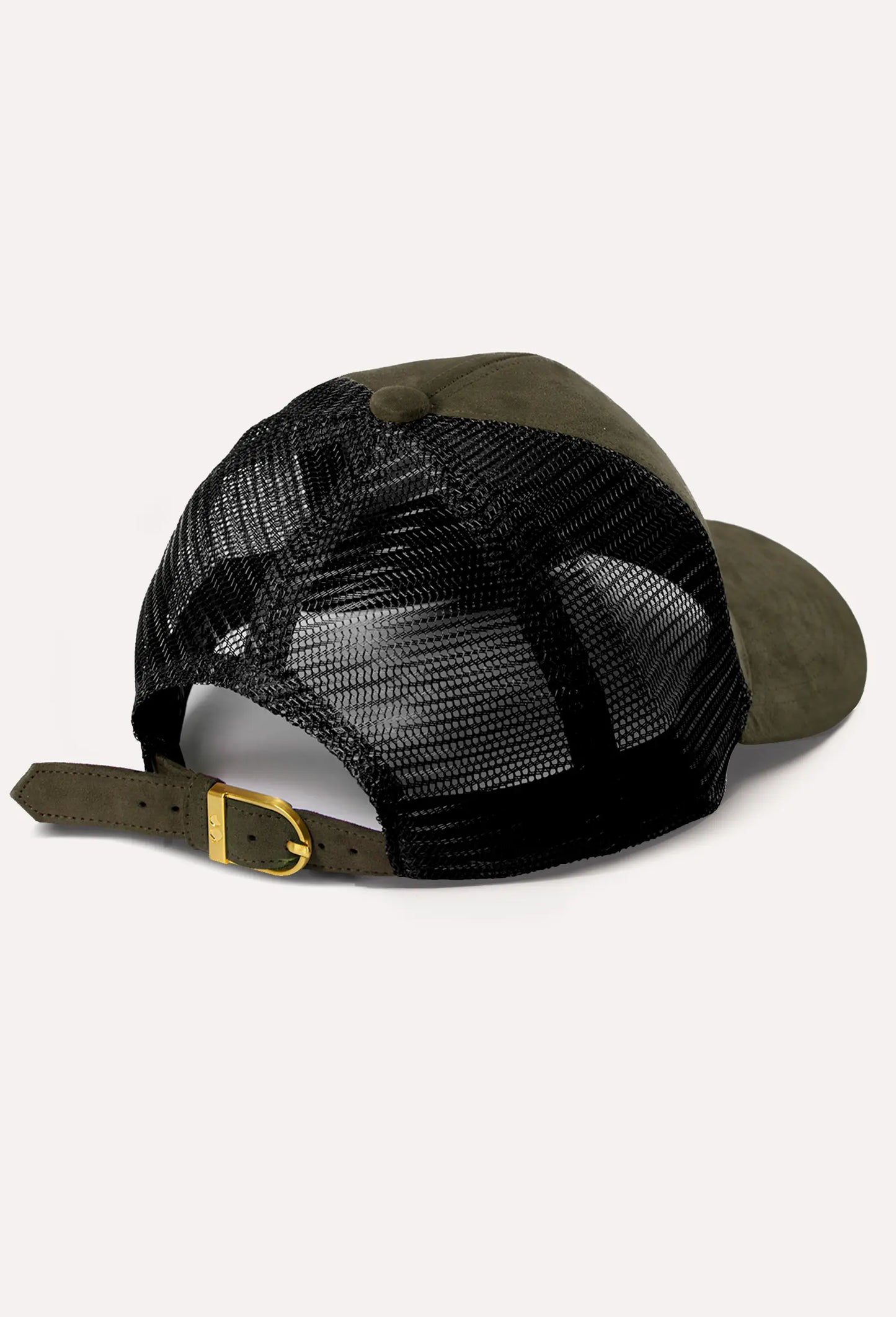 DSL-055 Trucker Olive Suede / Gold