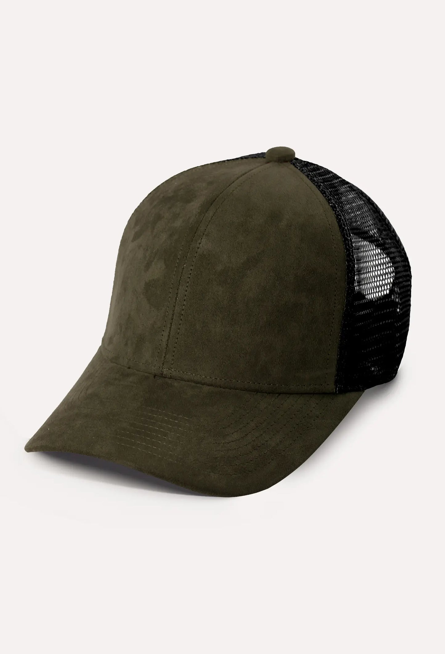 DSL-055 Trucker Olive Suede / Gold