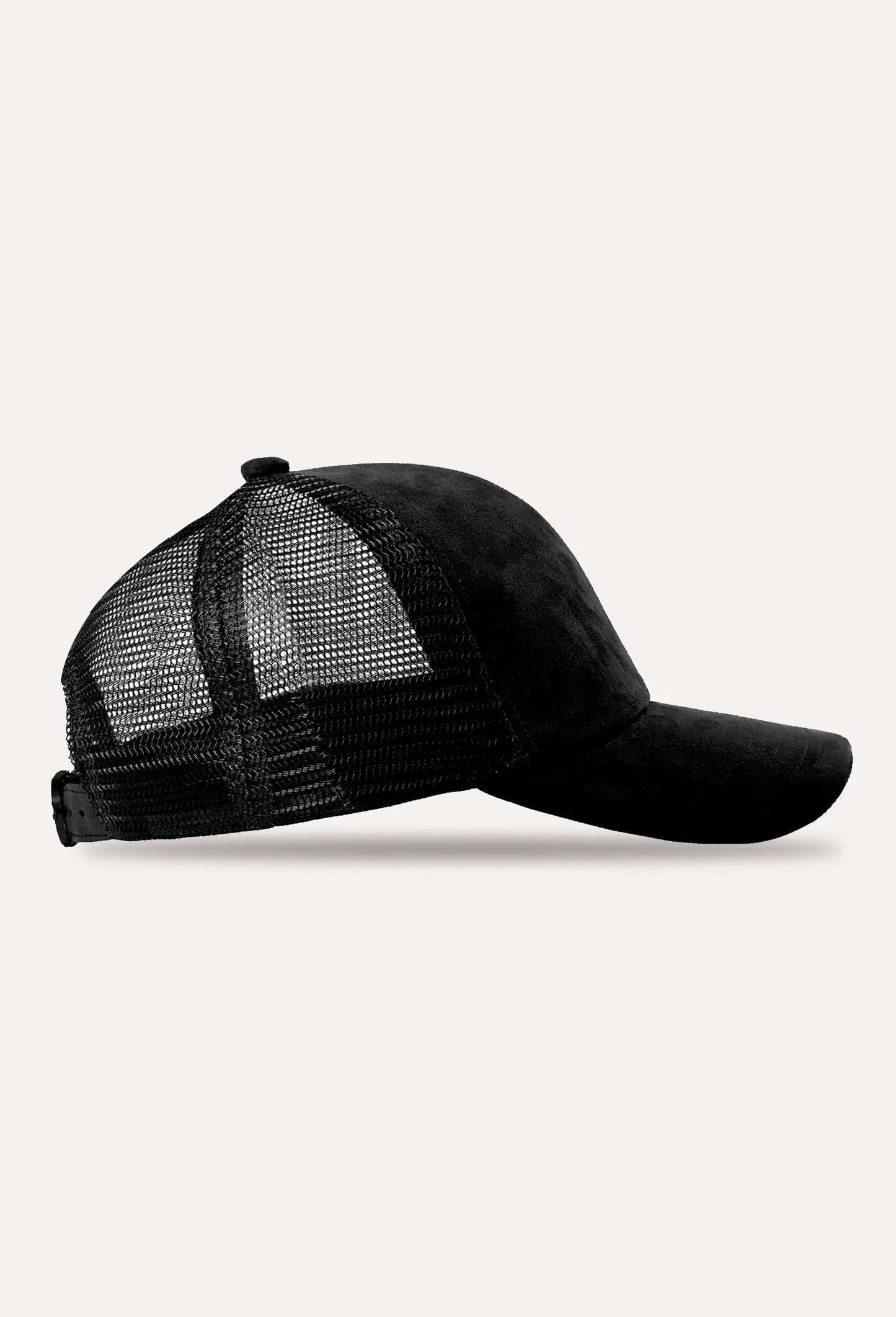 DSL-055 Trucker Black Suede / Mat Black