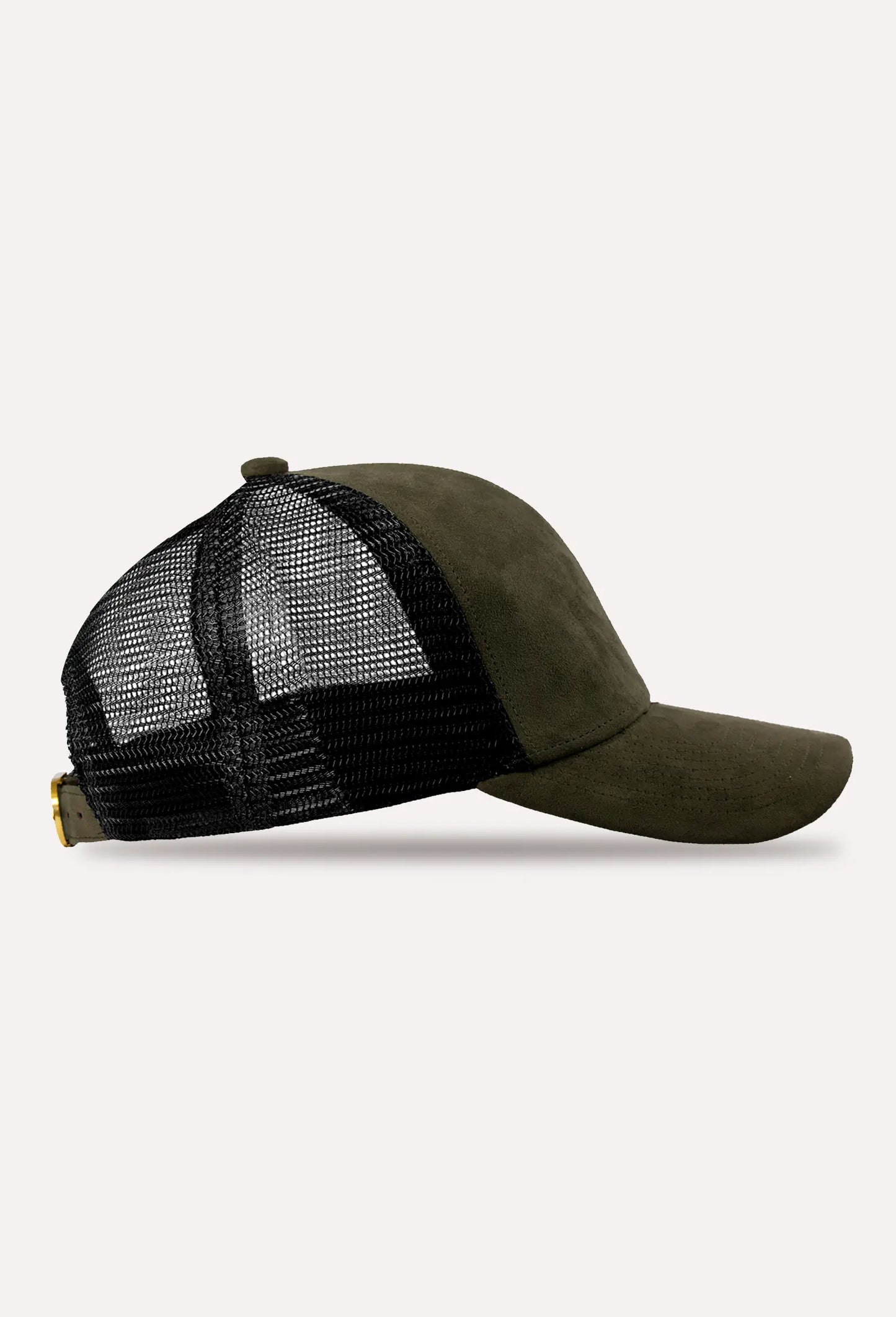 DSL-055 Trucker Olive Suede / Gold