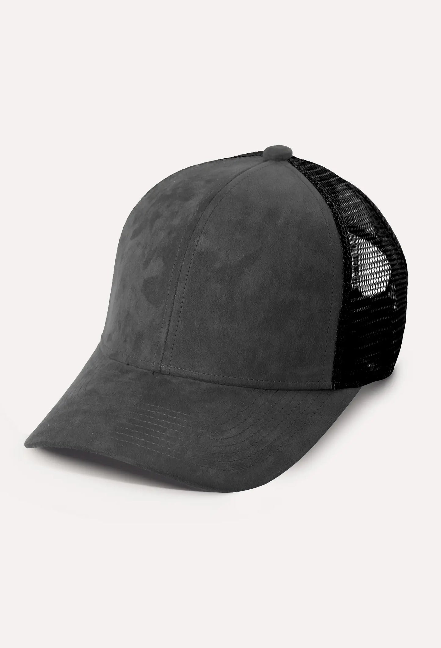 DSL-055 Trucker Anthracite Suede / Silver